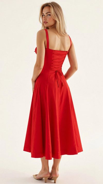 Robe midi corset Kiana