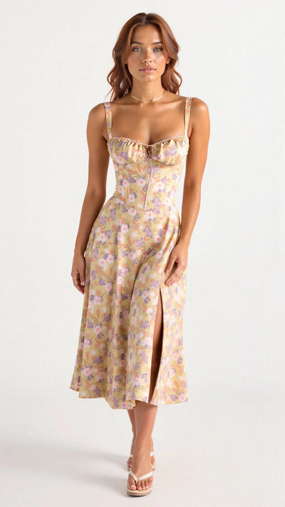 Robe midi corset Kiana