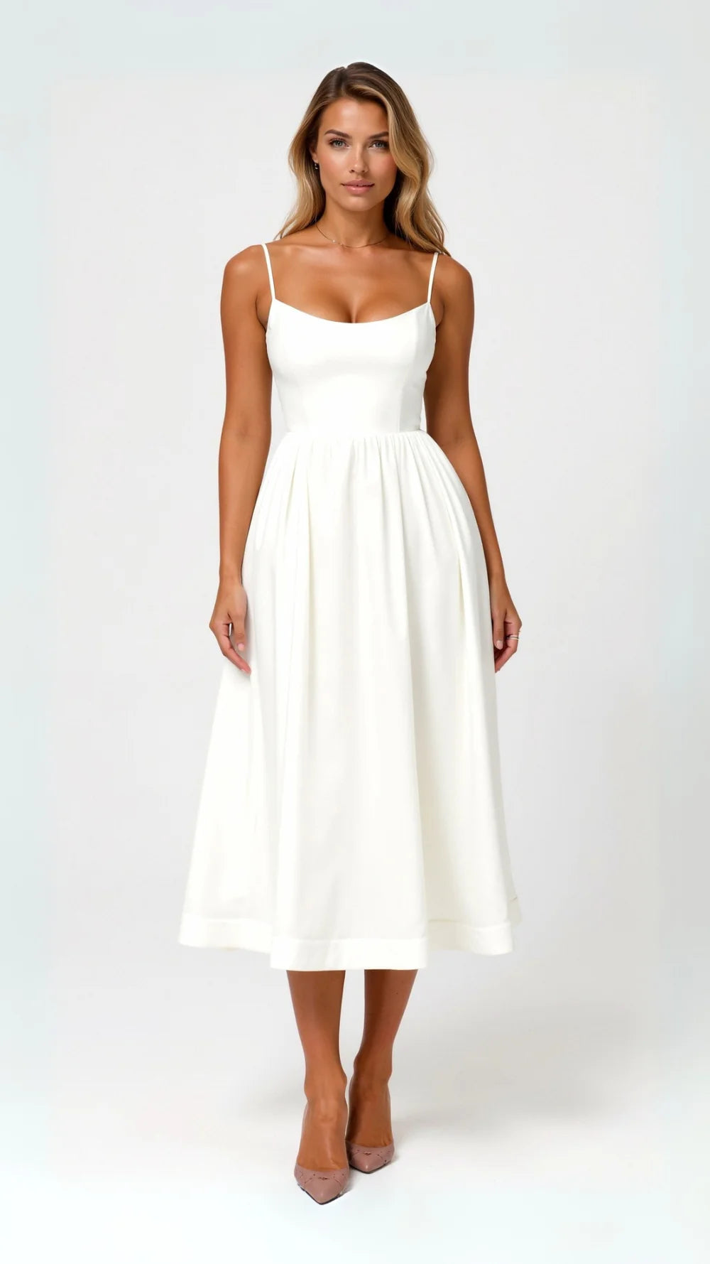 Robe midi fluide Tamara