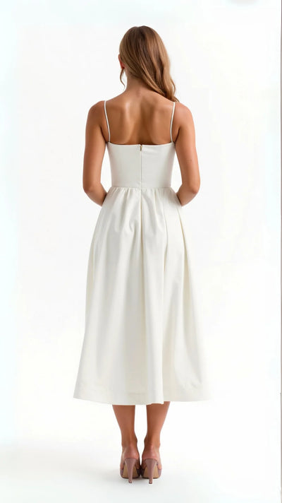 Robe midi fluide Tamara