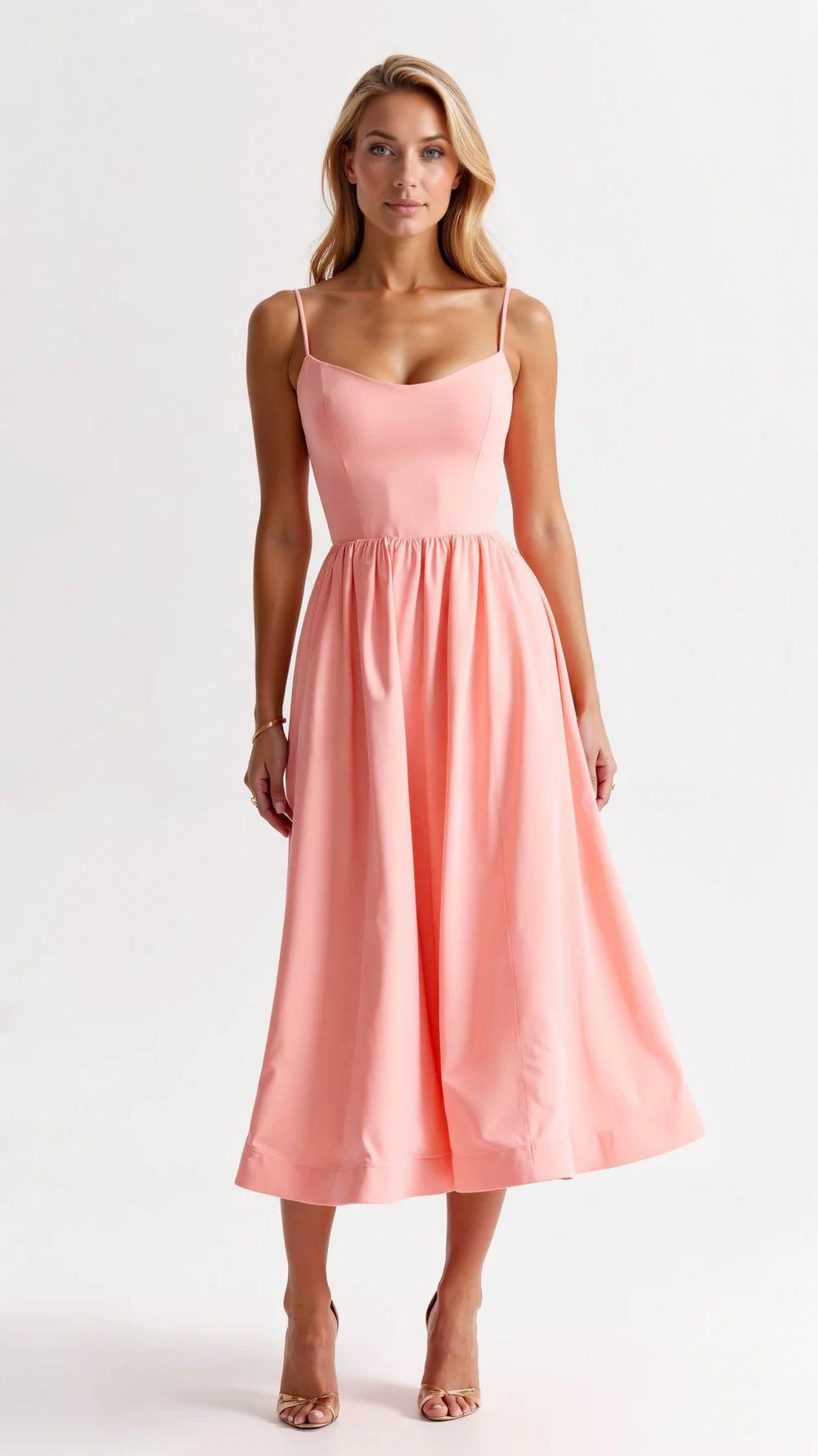 Robe midi fluide Tamara