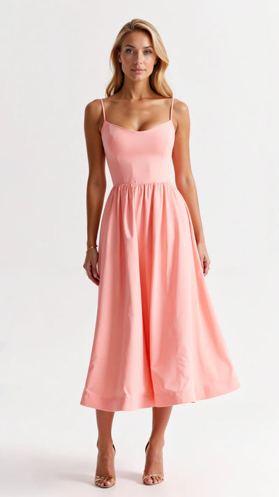 Robe midi fluide Tamara