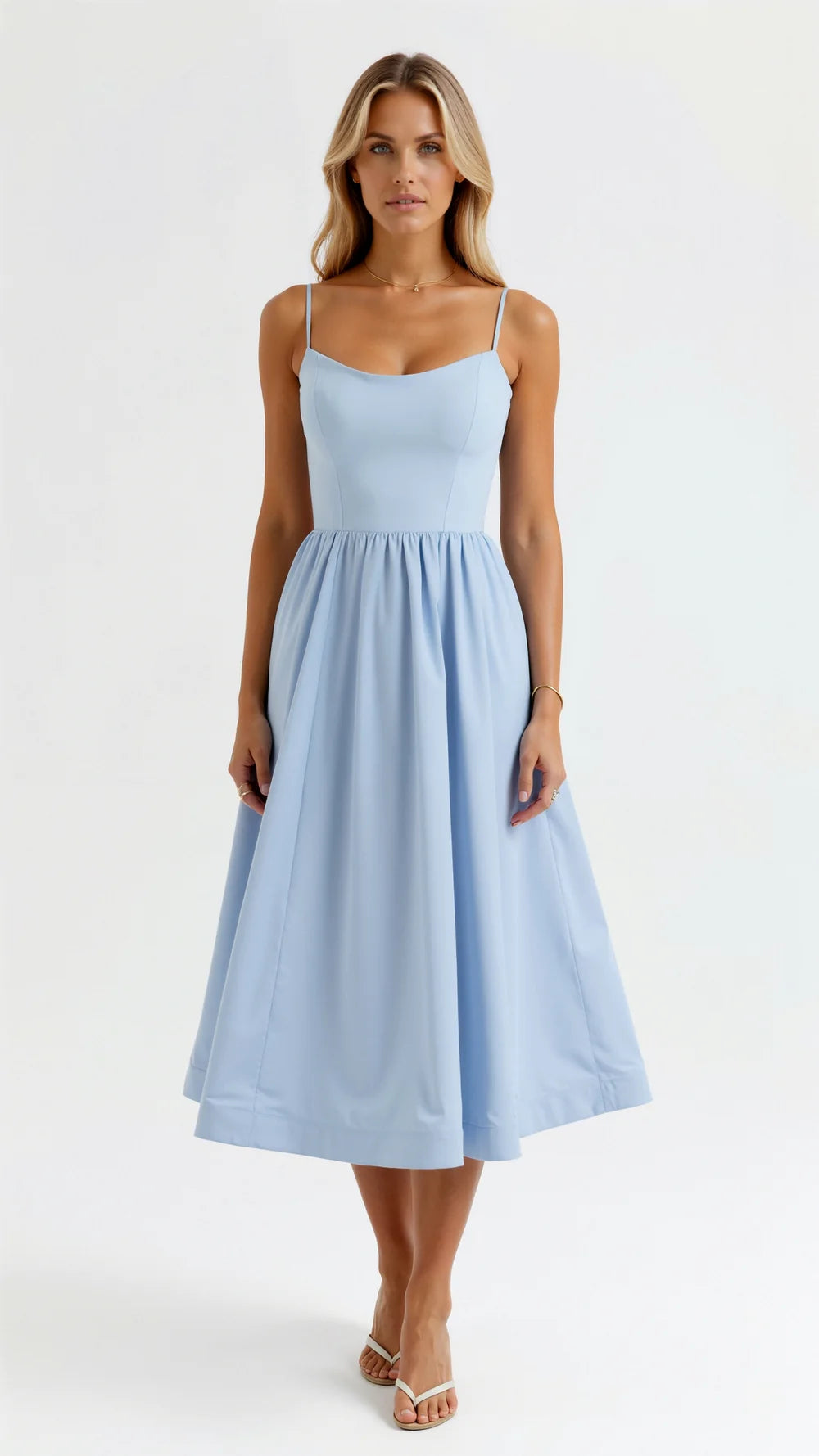 Robe midi fluide Tamara