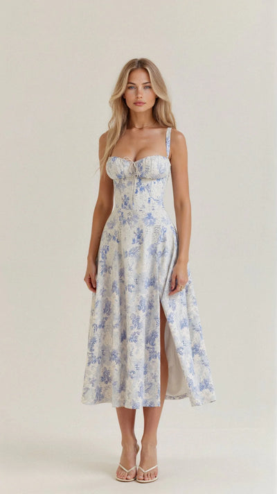 Robe midi corset Kiana