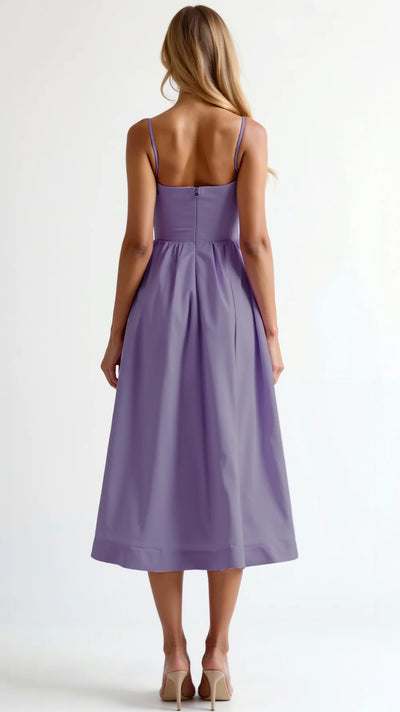 Robe midi fluide Tamara