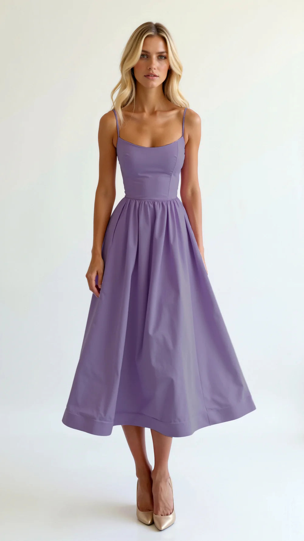Robe midi fluide Tamara
