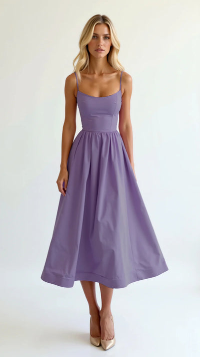 Robe midi fluide Tamara